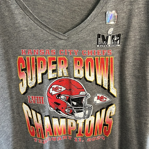 NFL Super Bowl Winner Women Top 3X Kansas City NWOT - Picture 6 of 7